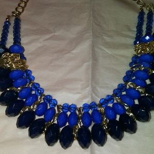 Blue/Gold Statement Piece